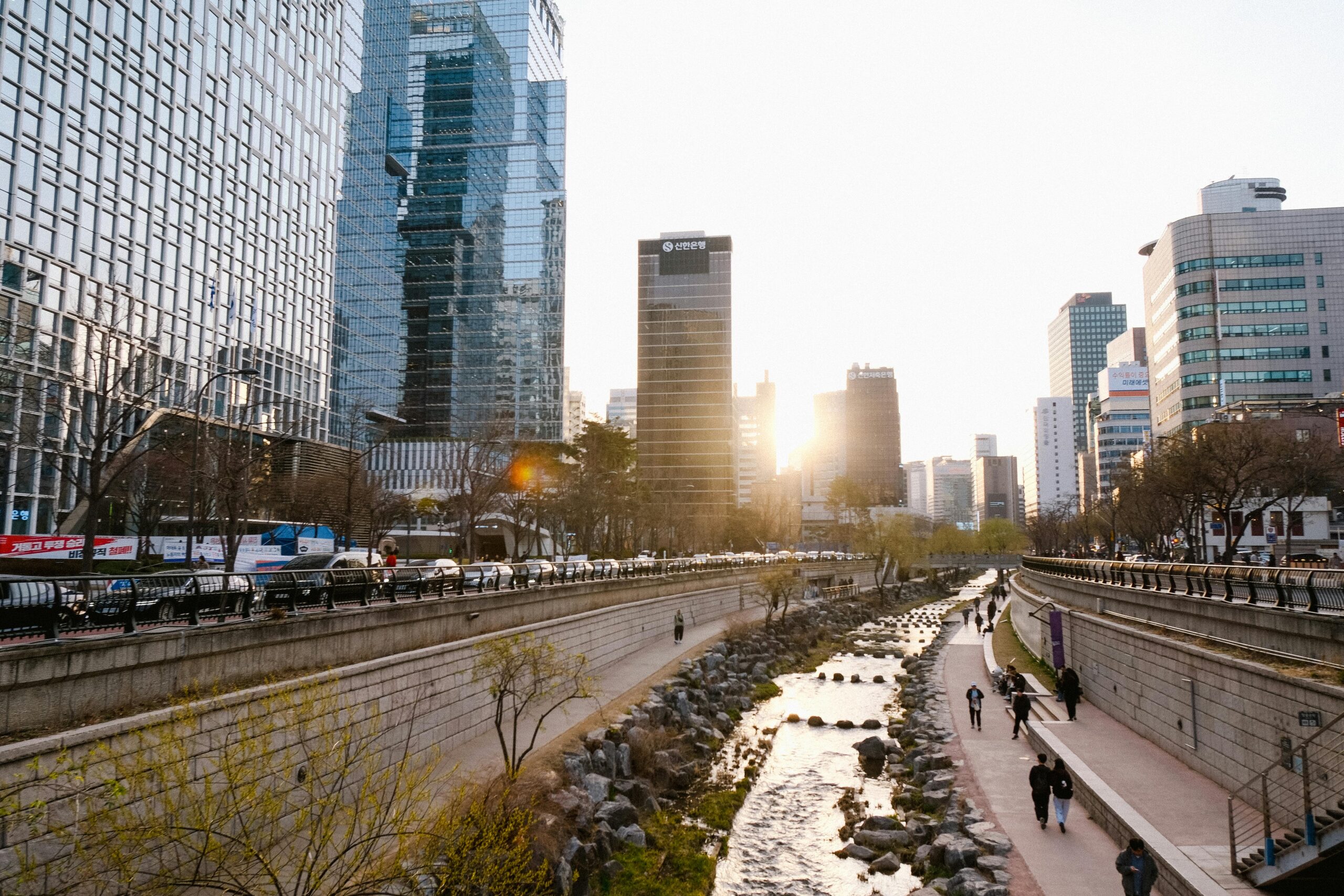 Cheonggyecheon Stream Revival Urban Renewal and Sustainability